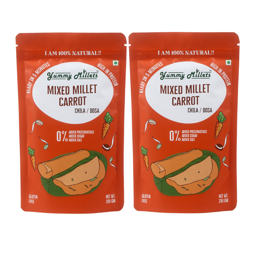 Carrot Chilla / Dosa pack of 2